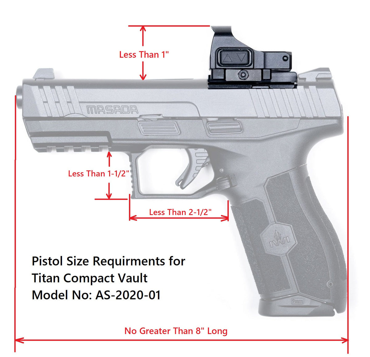 Titan Compact Pistol Vault a handgun safe that won’t let you down!
